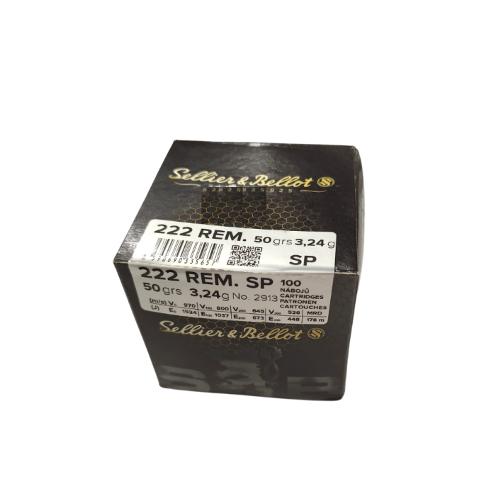 Amunicja S&B 222 REM. SP 3.24g op=100szt